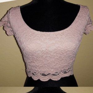 Forever 21 Lace Crop Top